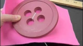 Hand sewing 2   Sewing on a button