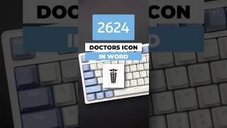 Doctors icon in word #thoicongnghe #keyboard #asmr #tricks
