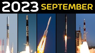 Rocket Launch Compilation 2023 - September