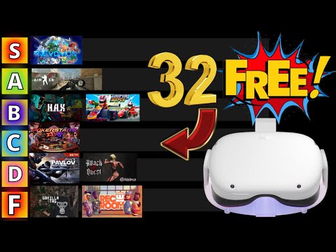 RANKING 32 FREE Quest 2 Games From the BEST to the WORST