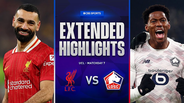 Liverpool vs. Lille: Extended Highlights | UCL League Phase MD 7 | CBS Sports Golazo