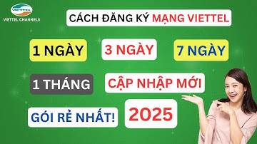 Cách Đăng Ký Mạng Viettel 1 Ngày 3 Ngày 7 Ngày 1 Tháng – Cập Nhật Gói Cước Rẻ Nhất 2025! #videoviral