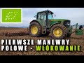 WŁÓKOWANIE pod Kukurydzę ekologiczną / nowy wielkanocny cielak na gospodarstwie | John Deere 6920