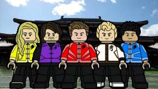 Lego Power Rangers Jungle Fury All Team Morph 