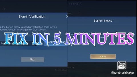 FIX VERIFICATION CODE ML #mlbb #fypシ