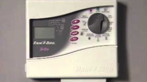 Rain Bird Ec Controllers: Daylight Savings Time Adjustment