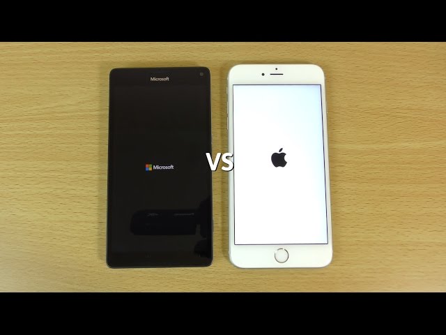 Lumia 950 XL VS iPhone 6S Plus - Speed & Camera Test! - YouTube
