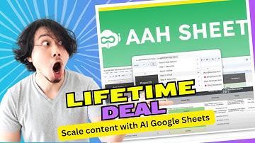 AahSheet I Use this AI content suite for Google Sheets to automate and scale content creation