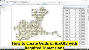 How to Create Grid in ArcGIS | With Required Dimension | Grid Index Features