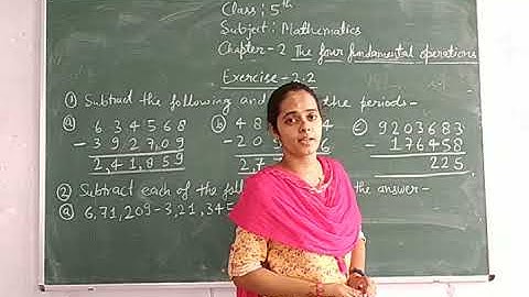 Class-5 Mathematics Chapter-2 Exercise-2.2 By Bharti Singh