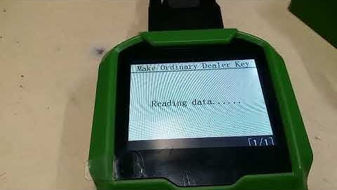 OBDSTAR H110 - VW Polo 2013 Key programming Nec 24C32