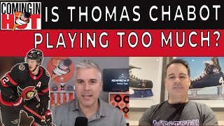 Is Thomas Chabot playing too much for the Ottawa Senators? |  Coming in Hot - Nov 1