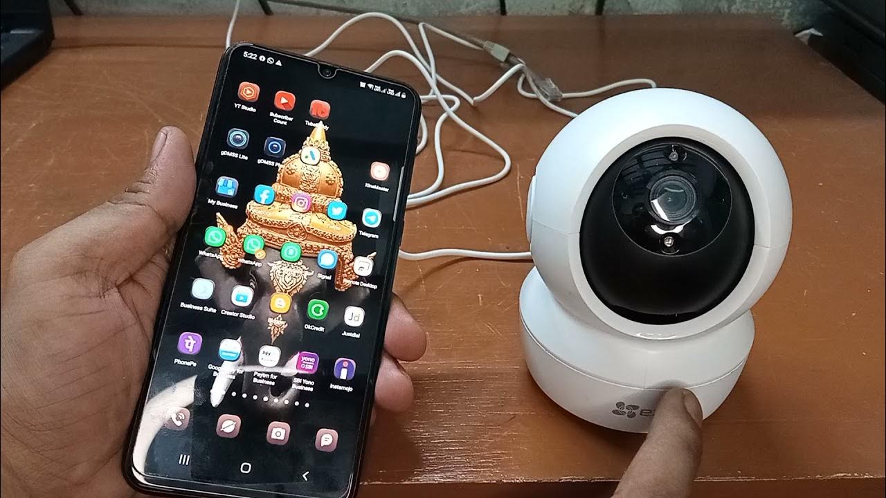 ezviz c6n camera setup without ,setup with RJ45 Lan cable,ezviz c6n camera setup with