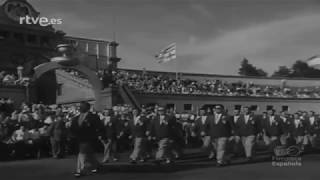 Inauguración Juegos del Mediterráneo Barcelona 1955 - YouTube