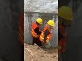 Technical cut rebar that reinforced formwork after cast concrete