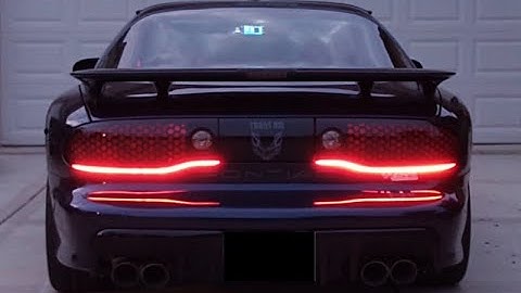 4th Gen Firebird Trans Am Tail LIght Accents