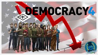 We Played Democracy 4 But We Ruined America - Gameplay in Spanish