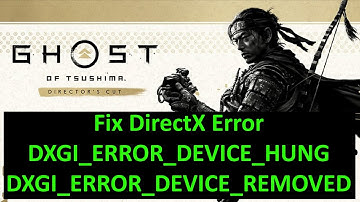 Fix Ghost of Tsushima DIRECTOR