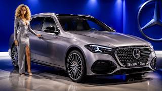 New 2027 Mercedes-Benz C-Class Estate facelift (Lavender Silver Metallic) - Exterior and Interior