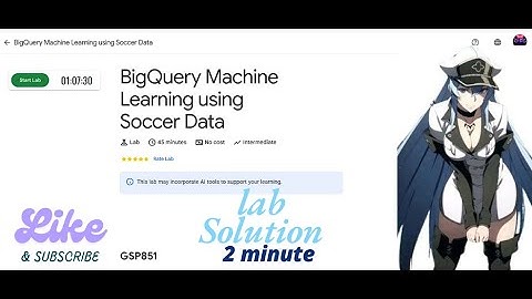 BigQuery Machine Learning using Soccer Data || Lab Solution || Qwiklabs Arcade 2025.