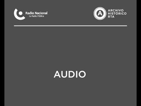 AU-588 [Cadena nacional: María Estela Matínez de Perón anuncia la llegada de los restos de Evita]