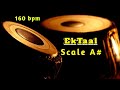 Tabla  ektaal  madhyalaya  scale a  160 bpm  tanpura pa sa  quality sound  tabla online