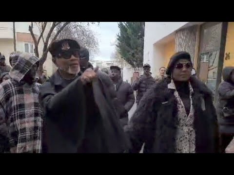 Koffi Cindy Olomidé A Story A Very Warm Welcome In Evry Accompanied By Dog Roba