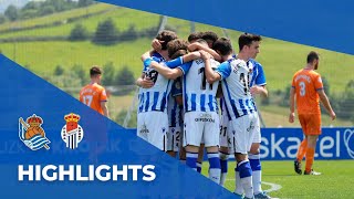 HIGHLIGHTS | Real Sociedad C 6 - 1 Peña Sport | Zubieta | 2ª RFEF