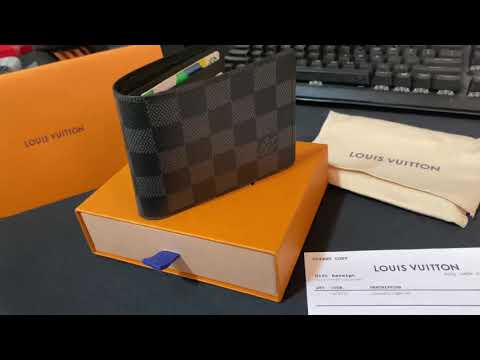 Louis Vuitton 2017 Review Mens Slender Wallet Unboxing LV 