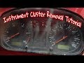 Removing an instrument cluster vw t4 transporter