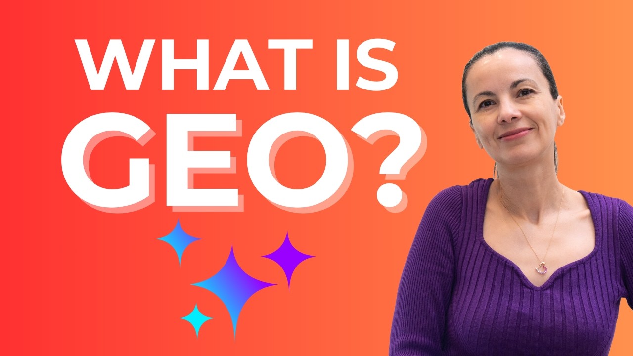 Generative Engine Optimization | What is GEO? - YouTube