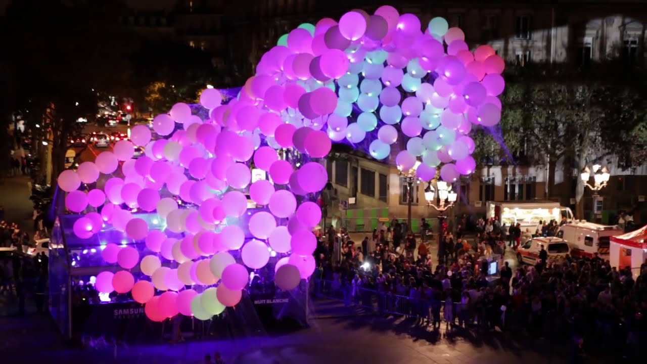 MINI BURBLE PARIS x Samsung I Nuit blanche Paris 2014