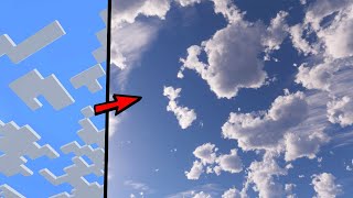 Too realistic clouds - Minecraft - Continuum 2.1 Shaders - POM/PBR - 4K