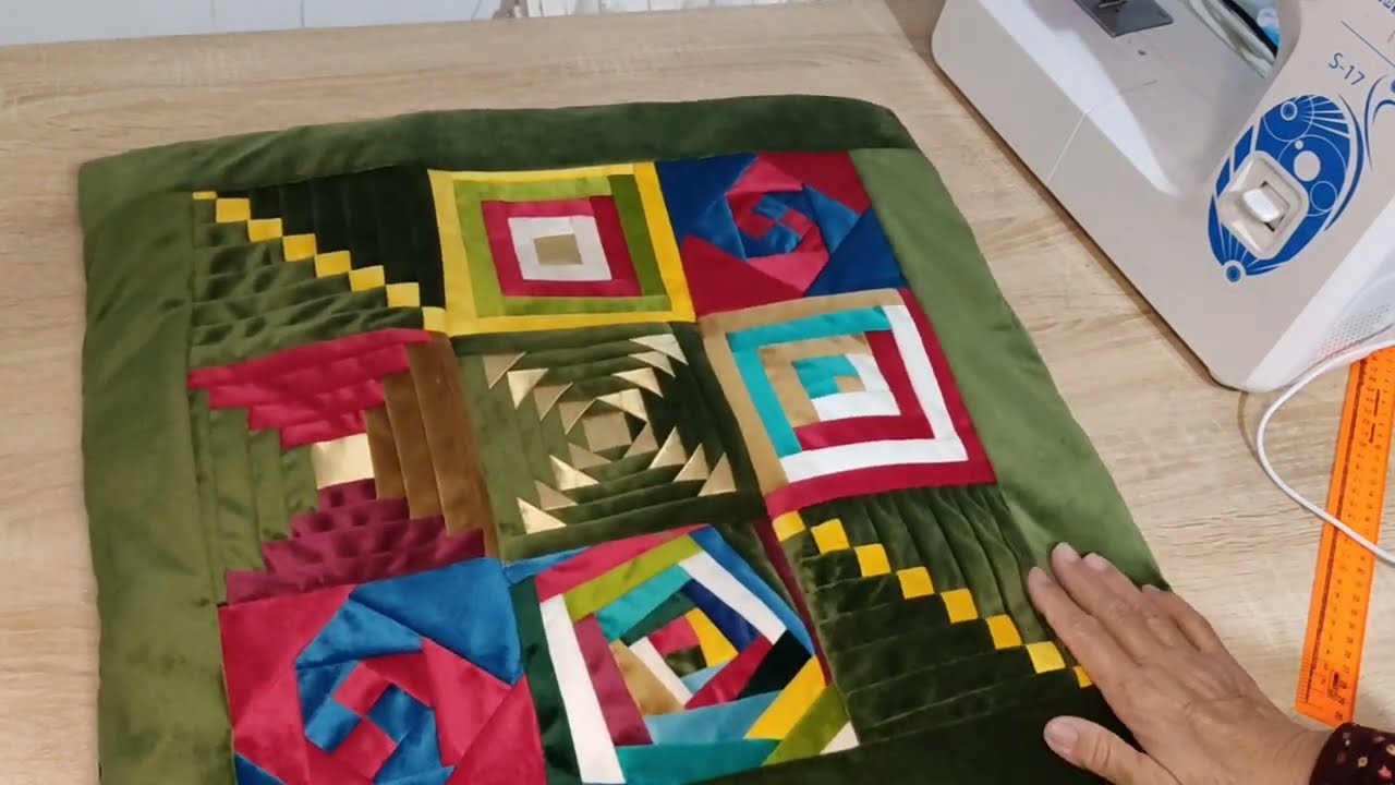 Тегін  мастер класс Құрақ көрпе тігіп үйрену Оңай тігу жолдары Субтитрмен Лоскутное шитьё.