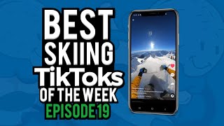 Best Skiing / Snowboarding TikToks of the Week 2021 (Episode 19) INCREDIBLE POV SNOWBOARDING!