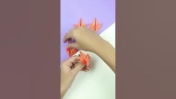 How To Make Maple Leaves | Origami Maple leaf #shorts