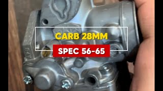 CARBURETOR WAVE 125 28MM | SPEC 56-65MM