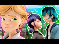 MARINETTE Y LUKA están ENAMORADOS ♥️💚 ADRIEN esta CELOSO - Historias Fantásticas