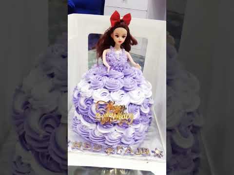 beautiful birthday doll cake #song #love