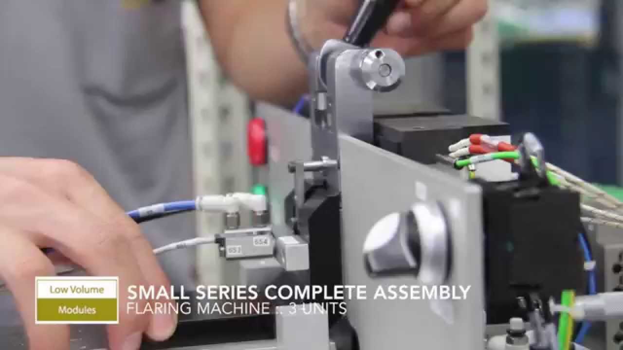 Small Series Complete Assembly :: Flaring Machines - YouTube