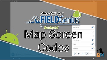 FieldGenius for Android: Codes on the Map Screen | Bench Mark