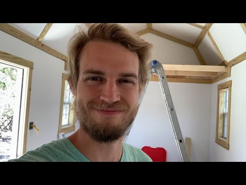 Putting up TRIM In My New YouTube Office/Shed
