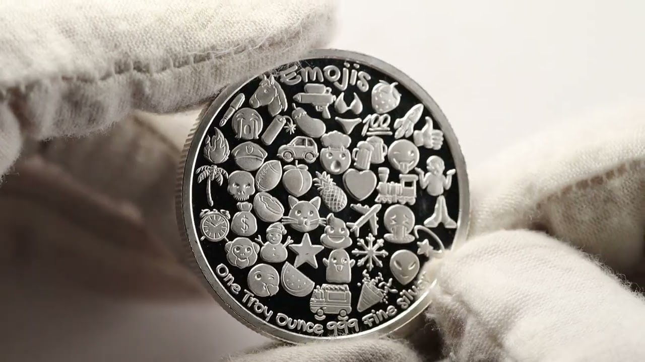 1 oz Emoji Alien Silver Round (New) l JM Bullion™