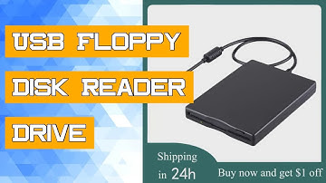 USB Floppy Disk Reader Drive 3.5” External Portable 1.44 MB FDD Diskette Drive Windows 7 8 2000 XP V