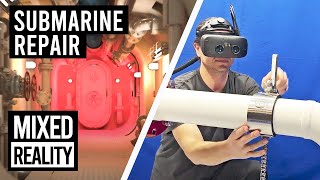 Submarine Pipe Repair Training in Mixed Reality (MR)