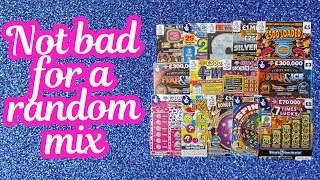 🎟️ Random Scratch Cards on a Lazy Sunday… Didn’t Do Too Bad! 💰