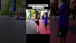 1on1 with Noi at Superpro. #muaythai #kickboxing #martialarts #thailand #kohsamui #workout #gymlife