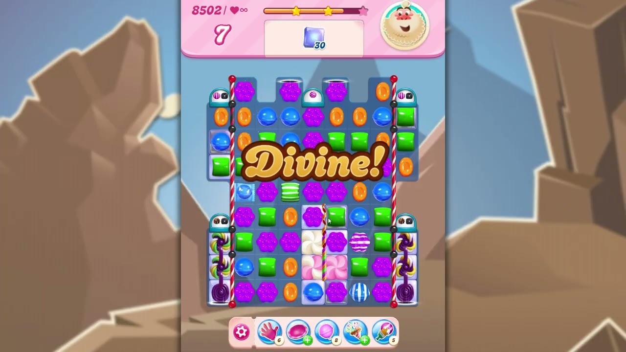 Candy Crush Saga Level 8502 - YouTube