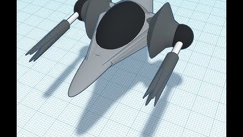 Create This Spaceship In 30 Minutes In Tinkercad. STEP-BY-STEP Tutorial.