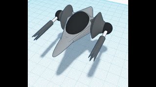 Create This Spaceship In 30 Minutes In Tinkercad. STEP-BY-STEP Tutorial.